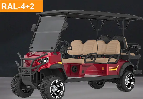 Lifted 6 Seater Golf Cart(RAL-4+2)